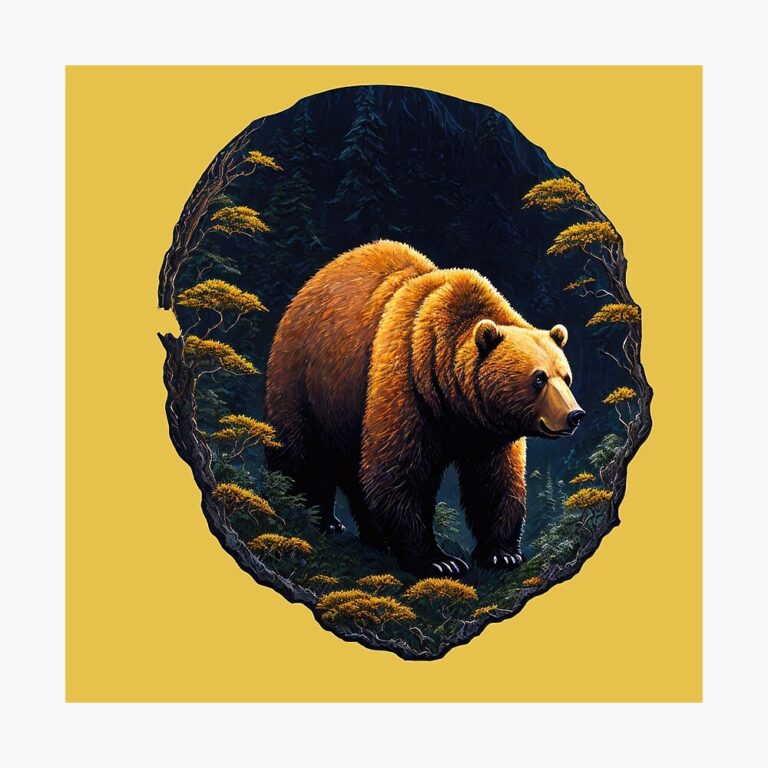 El impresionante oso grizzly: majestuosidad y poder en la naturaleza